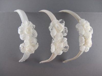 Cerchietto con 2 rose in pizzo BSC-566