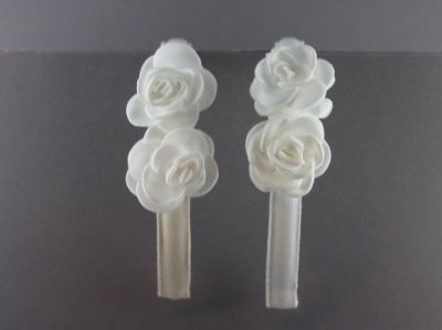 Cerchietto con 2 roselline in raso BSC-618