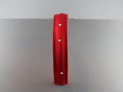 Cerchietto in taffetà con strass BLW-737
