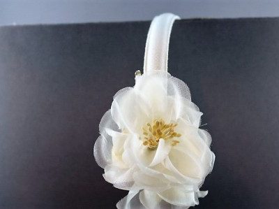 Cerchietto con 2 rose di seta sw BSC-702