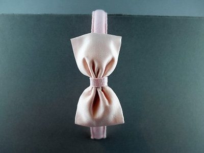 Cerchietto con fiocco in taffetà BSC-740