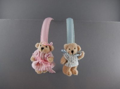 Cerchietto con orsetto con vestitino BSS-08