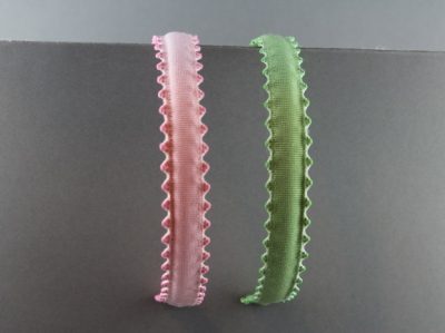 Cerchietto con passamaneria smerlata BSS-04