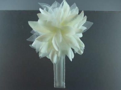 Cerchietto con dalia in chiffon sm BSC-803