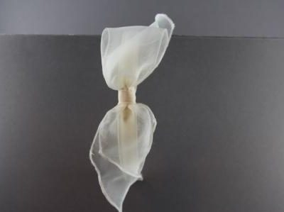 Cerchietto con fiocco in nastro di organza BSC-818