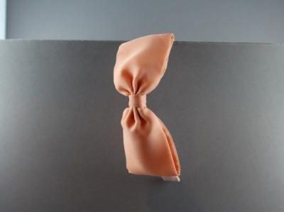 Cerchietto con fiocco in cady di seta laterale cm. 16 BSC-824