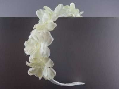 Cerchietto con 5 fiori di pesco BSC-905