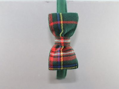 Cerchietto con fiocco in tessuto scozzese Paio CRIPPA BSW-915/B/cr