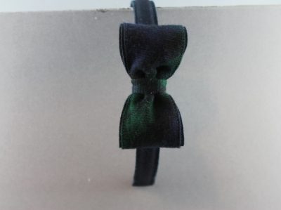 Cerchietto con fiocco in tessuto scozzese Paio CRIPPA BSW-915/C/cr