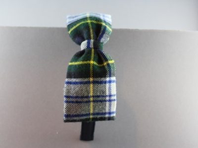 Cerchietto con fiocco in tessuto scozzese cm 16 Paio CRIPPA BSW-916/G/cr