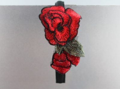 Cerchietto con ricamo floreale BSW-919