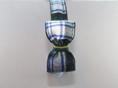 Cerchietto con fiocco in tessuto scozzese Paio CRIPPA BLW-918/G/cr