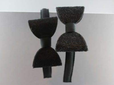 Cerchietto con fiocco in feltro cm. 8 BSW-993