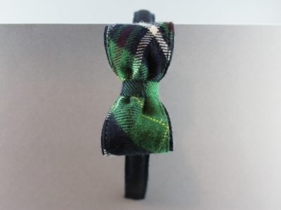 Cerchietto con fiocco in tessuto scozzese Paio CRIPPA BSW-915/I/cr