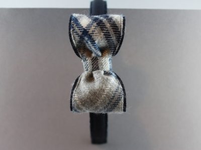 Cerchietto con fiocco in tessuto scozzese Paio CRIPPA BSW-915/L/cr