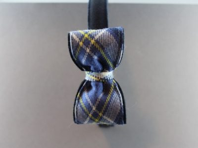 Cerchietto con fiocco in tessuto scozzese Paio CRIPPA BSW-915/O/cr