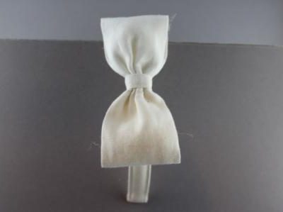 Cerchietto con fiocco in lino BSC-727