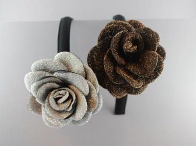 Cerchietto con fiore elasticizzato BSW-1926