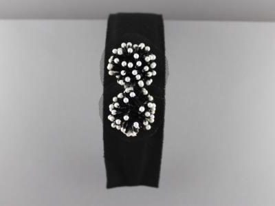 Cerchietto/fascia con 2 palline di pistilli BXLC-1921