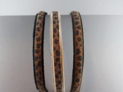 Cerchietto leopardato fondo marrone BSW-998/02