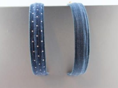 Cerchietto in jeans BLS-1928